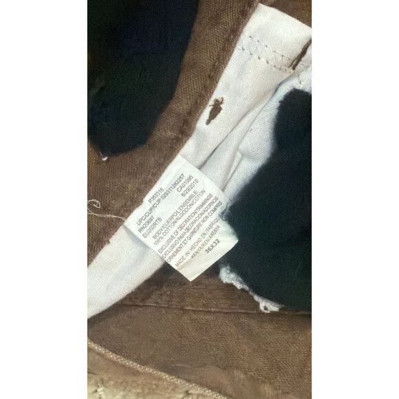 Dickies Brown Carpenter Pants Mens 36x32 Duck Canvas Workwear Utility Trousers - Picture 3 of 3